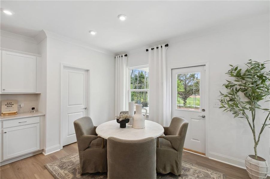 Furnished interior view inside a new home in Hamilton Place, Cartersville (Image 12).