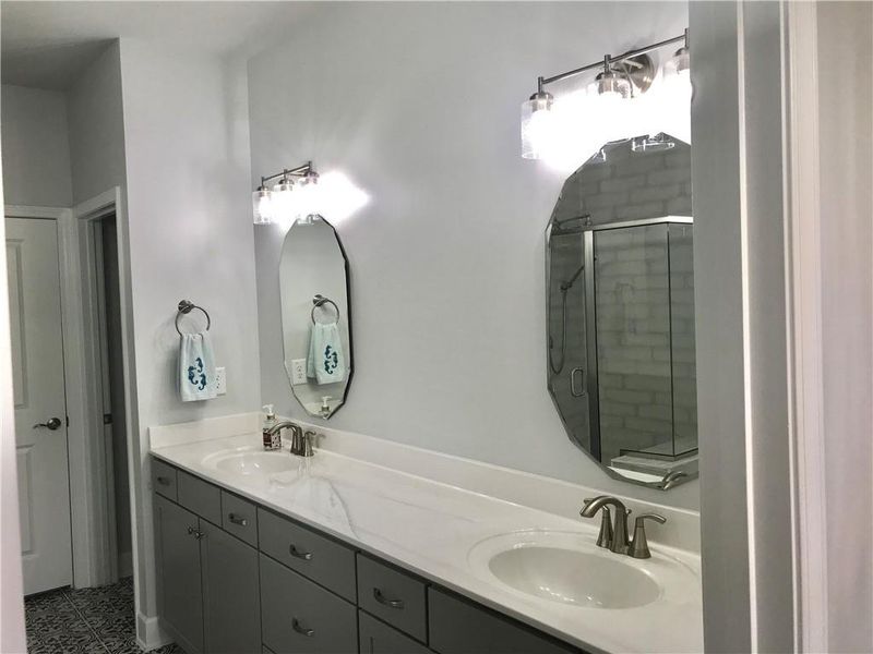 Furnished interior view inside a new home in , Hoschton (Image 19).