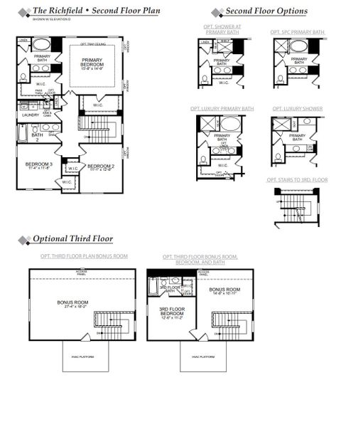 2D floor plan layout for the Richfield by Eastwood Homes in Chandler Ridge, McLeansville, NC (Image 4). 2D floor plan layout for the Richfield by Eastwood Homes in Chandler Ridge, McLeansville, NC (Image 4).