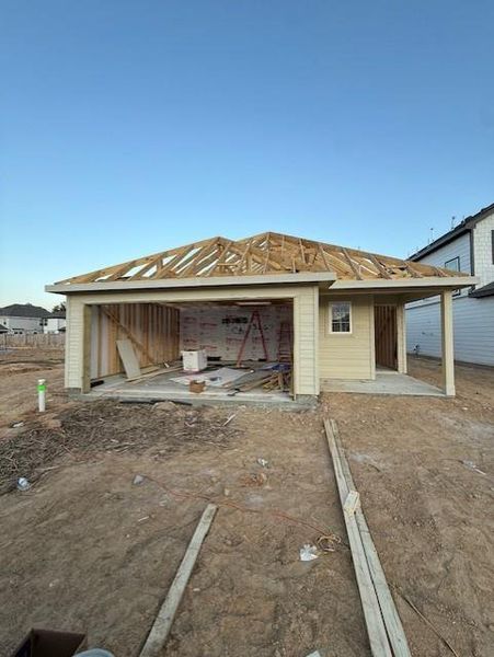 In-progress construction of a new home in Townsend Reserve, Splendora, TX (Image 24).