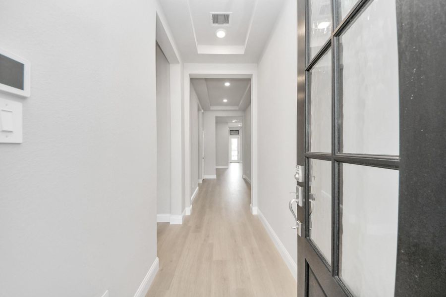 Furnished interior view inside a new home in Gatherings® at Chambers Creek: Duets Collection, Willis (Image 10). Furnished interior view inside a new home in Gatherings® at Chambers Creek: Duets Collection, Willis (Image 10).