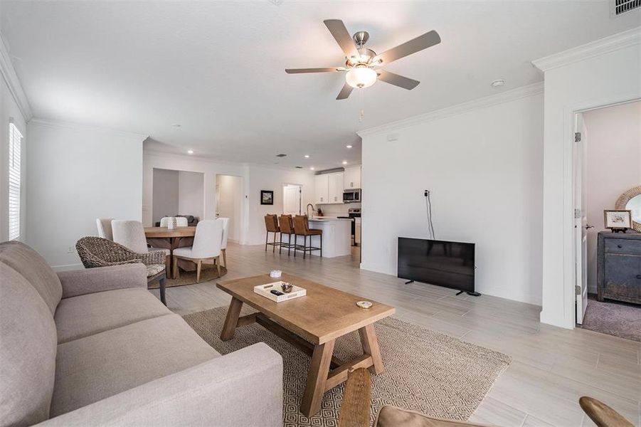 Furnished interior view inside a new home in , San Antonio (Image 17).