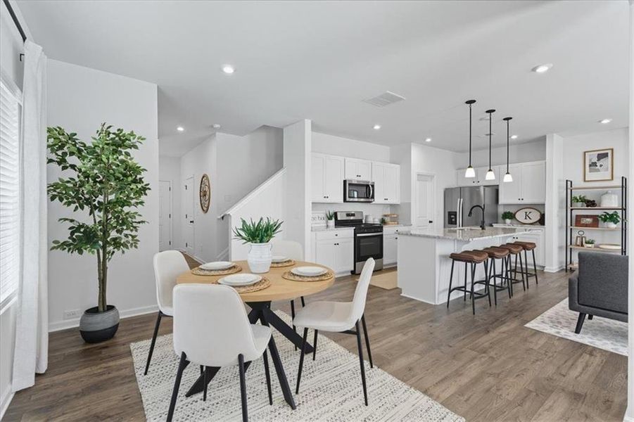 Furnished interior view inside a new home in Park Center Pointe, Austell (Image 17).