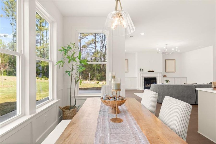 Furnished interior view inside a new home in , Gainesville (Image 43).