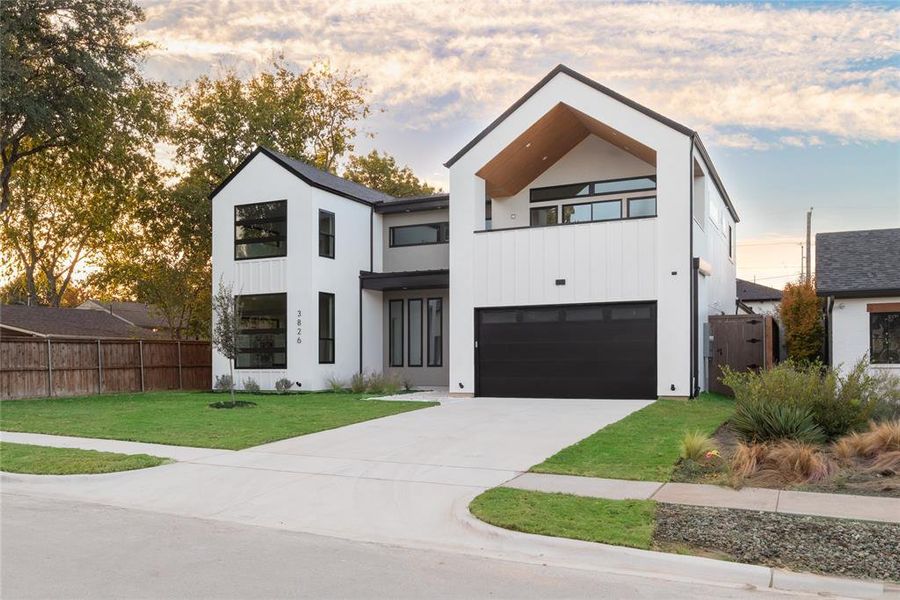 Front exterior of a new home in , Dallas, TX, highlighting curb appeal (Image 1).
