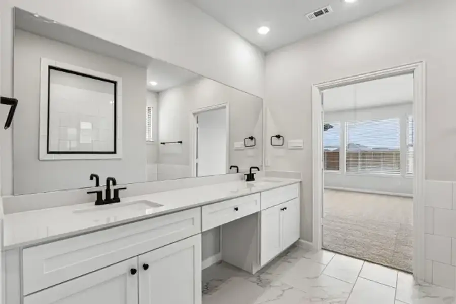 Furnished interior view inside a new home in Tinsley Meadows, Van Alstyne (Image 12).