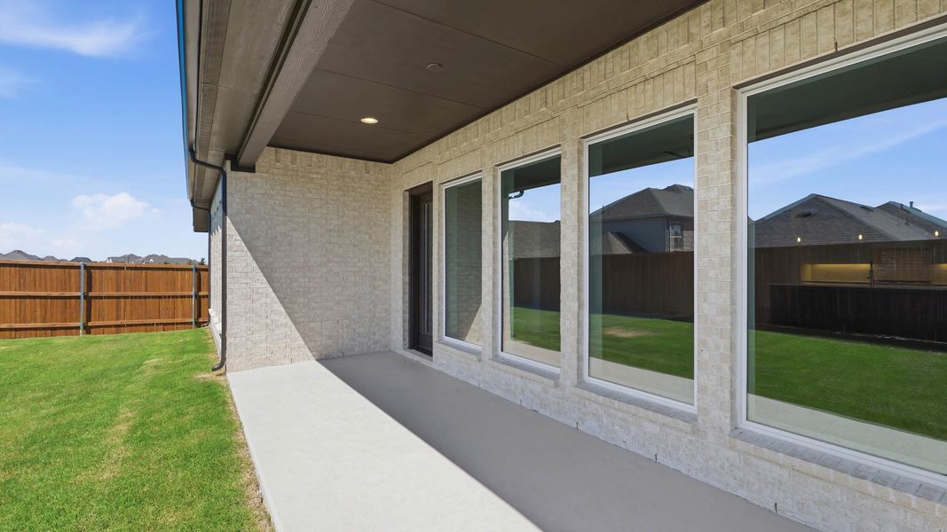 Exterior details and patio area of a home in Devonshire, Forney (Image 3). Exterior details and patio area of a home in Devonshire, Forney (Image 3).