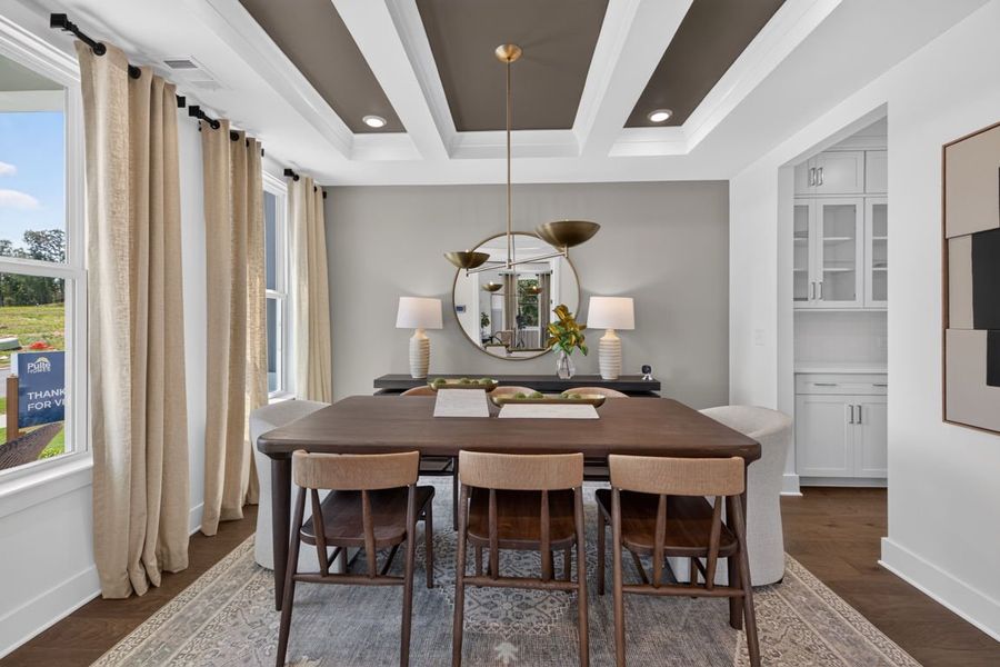 Representative furnished interior of a home built from the Newlyn by Pulte Homes in Windsor Court, Fayetteville (Image 36).
