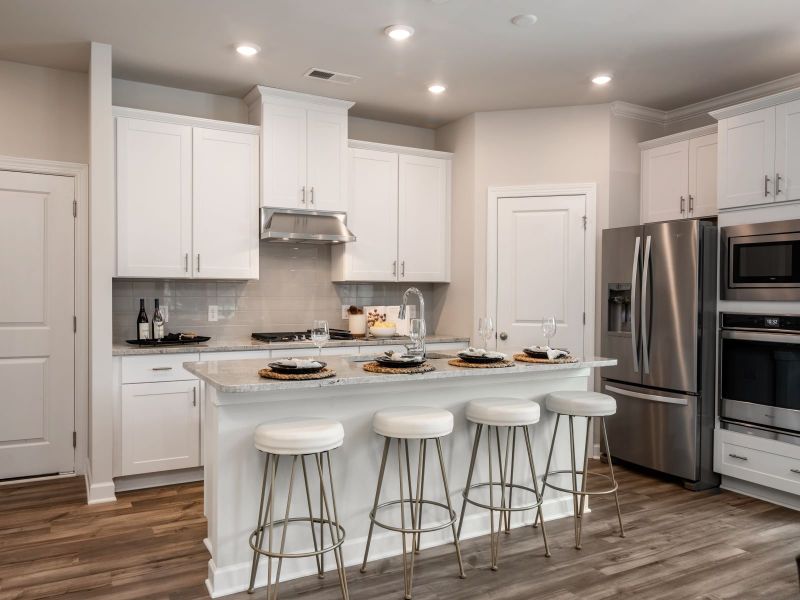 Gourmet kitchen with beautiful finishes