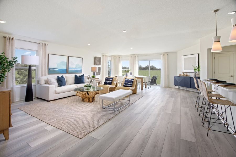 Representative furnished interior of a home built from the 1989 by KB Home in Creekside at Rutland Ranch, Parrish (Image 3).