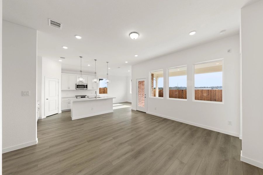 Open Kitchen-Living-Dining Room Representative Photo