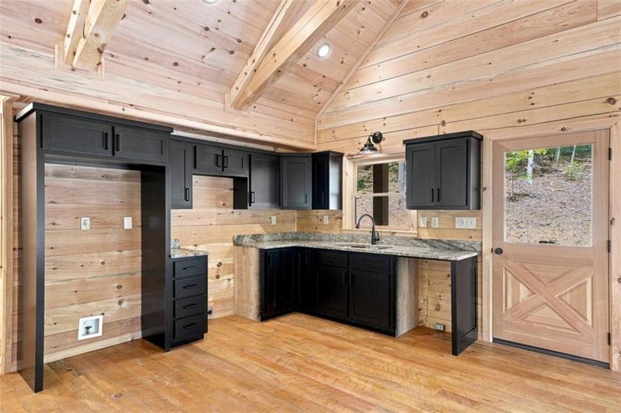 Furnished interior view inside a new home in , Cherry Log (Image 6).