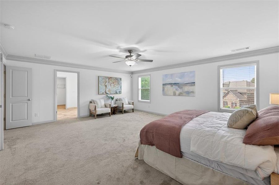 Furnished interior view inside a new home in , Auburn (Image 8).