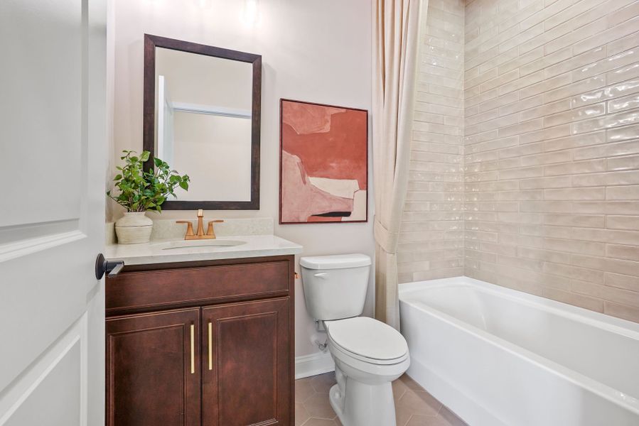 Representative furnished interior of a home built from the Stellar by Del Webb in Del Webb Carolina Ridge, Midland (Image 28).