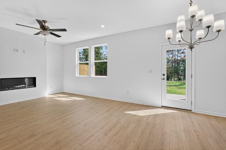 Spacious, unfurnished interior of a new home in Weatherfield, Buford (Image 31). Spacious, unfurnished interior of a new home in Weatherfield, Buford (Image 31).