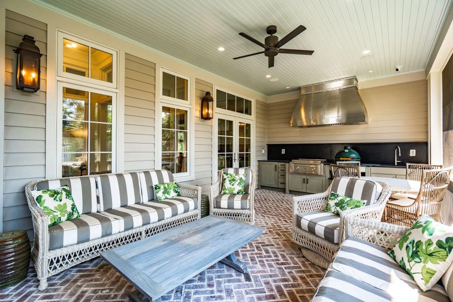 Exterior details and patio area of a home in , Mount Pleasant (Image 38).