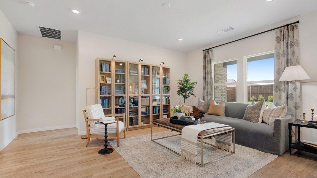 Furnished interior view inside a new home in Thunder Rock, Marble Falls (Image 12).