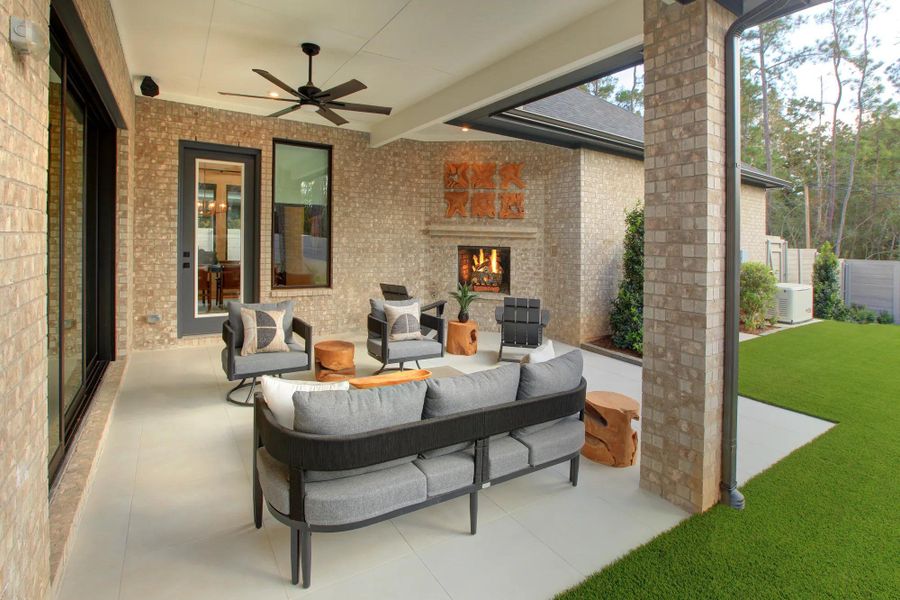 Benson B Outdoor Living Area