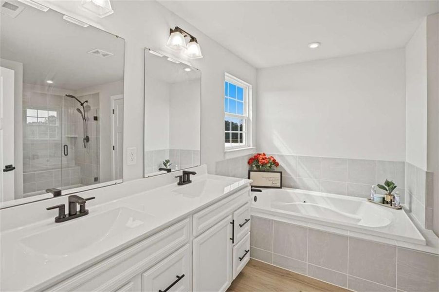 Furnished interior view inside a new home in , Locust Grove (Image 17).