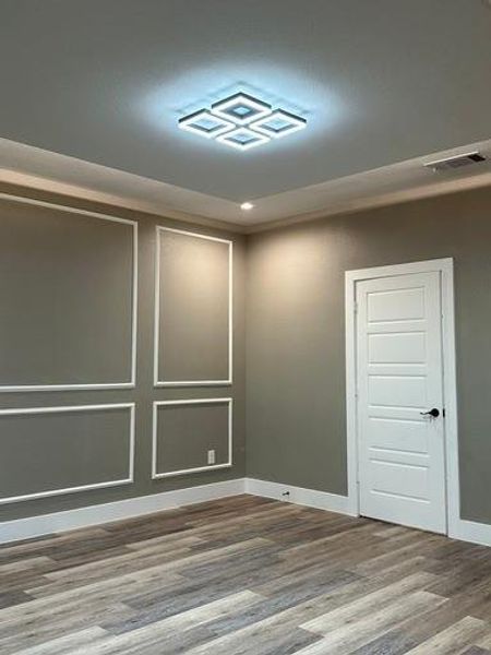 Master room featuring hardwood / wood-style flooring