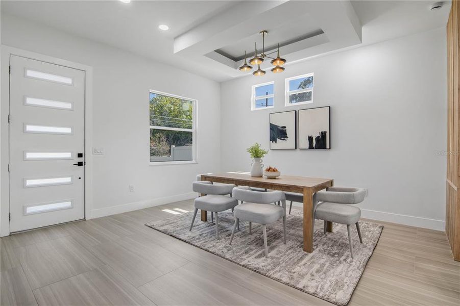 Furnished interior view inside a new home in , Orlando (Image 17).