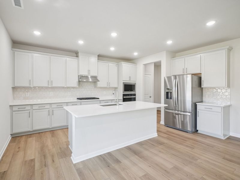 Furnished interior view inside a new home in Marshburn Landing - Signature Series, Wendell (Image 4).