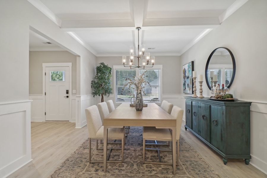 Representative furnished interior of a home built from the Madeline II by Great Southern Homes in The Cove, Sumter (Image 8).