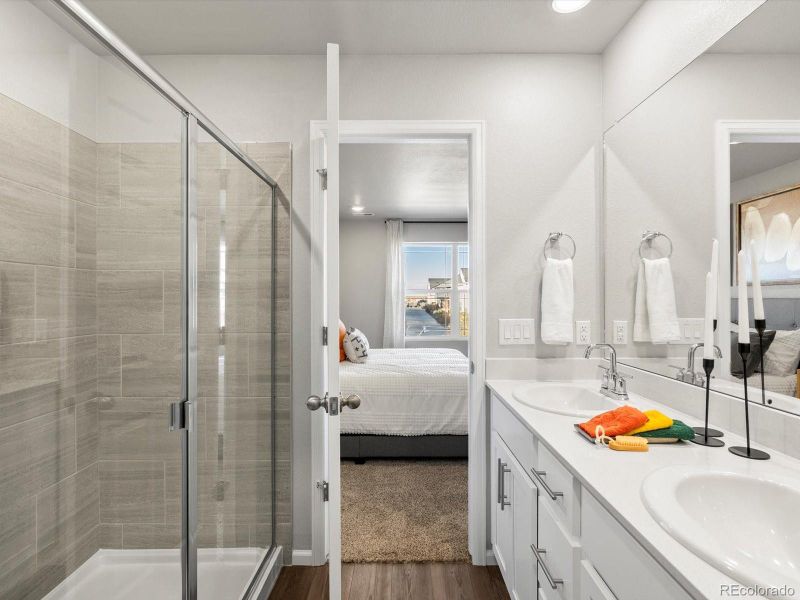 Furnished interior view inside a new home in , Aurora (Image 21).