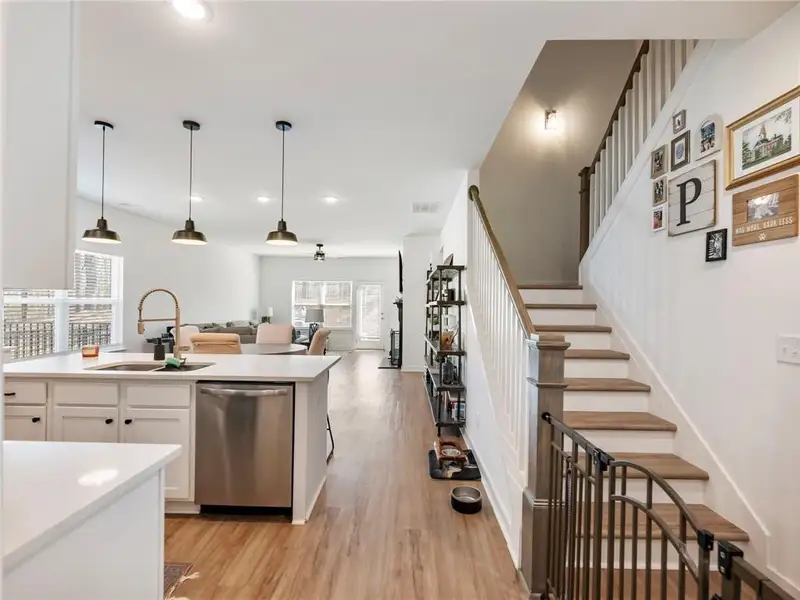 Furnished interior view inside a new home in Traditions of Braselton, Jefferson (Image 4). Furnished interior view inside a new home in Traditions of Braselton, Jefferson (Image 4).