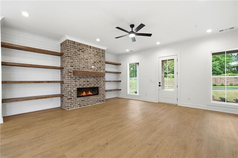 Spacious, unfurnished interior of a new home in , Ball Ground (Image 30). Spacious, unfurnished interior of a new home in , Ball Ground (Image 30).