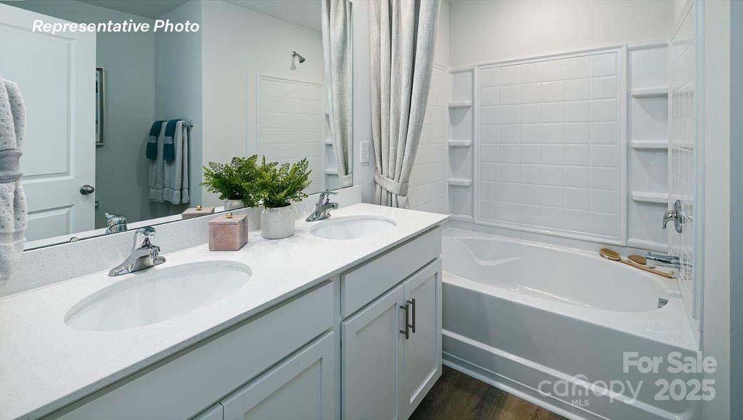 Furnished interior view inside a new home in Sonoma Hills, Charlotte (Image 13).