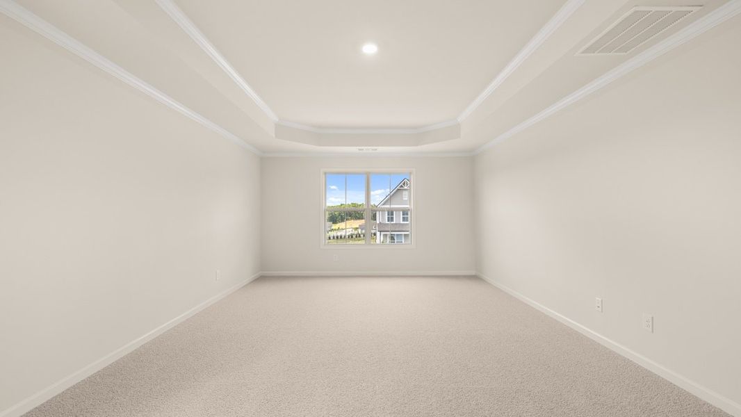 Representative unfurnished interior of a home built from the Lynnbrook by D.R. Horton in Hamptons at Riverwood East, Dallas (Image 26).