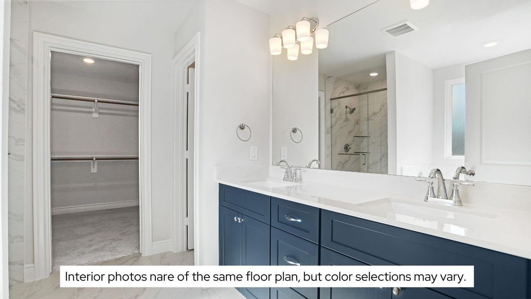 Furnished interior view inside a new home in Lexington Heights, Willis (Image 15).