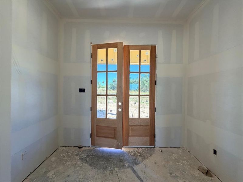 In-progress construction of a new home in Oak Water Ranch, Granbury, TX (Image 32). In-progress construction of a new home in Oak Water Ranch, Granbury, TX (Image 32).