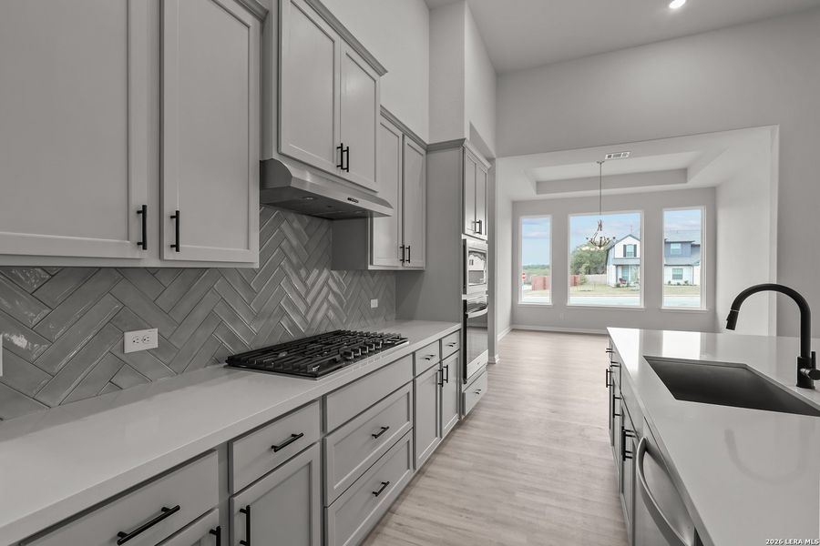 Furnished interior view inside a new home in Buffalo Crossing, Cibolo (Image 11).