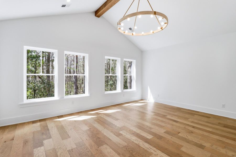 Spacious, unfurnished interior of a new home in The Preserve at Pennys Creek, Johns Island (Image 15). Spacious, unfurnished interior of a new home in The Preserve at Pennys Creek, Johns Island (Image 15).