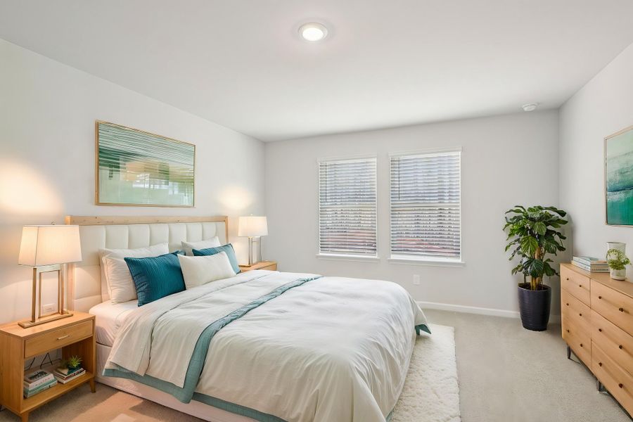 Furnished interior view inside a new home in Martin Springs - Estate Series, Lawrenceville (Image 11). Furnished interior view inside a new home in Martin Springs - Estate Series, Lawrenceville (Image 11).