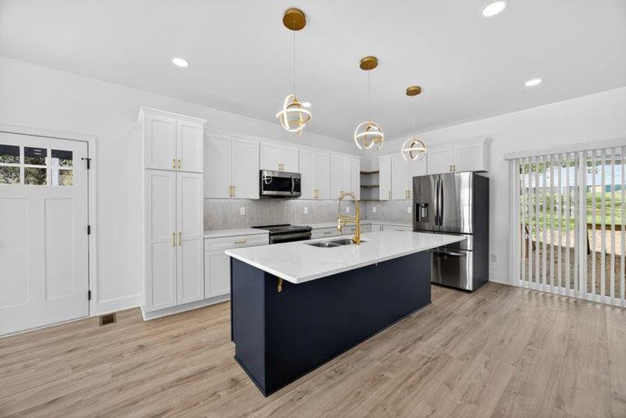 Furnished interior view inside a new home in , Atlanta (Image 6). Furnished interior view inside a new home in , Atlanta (Image 6).