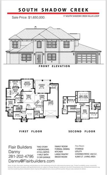 Exterior rendering of this home design in , Spring, TX (Image 1). Exterior rendering of this home design in , Spring, TX (Image 1).