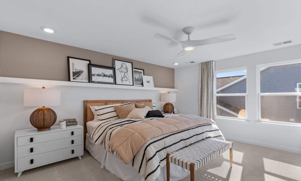 Furnished interior view inside a new home in Bridgewater - Shorehaven Village, Little River (Image 42).