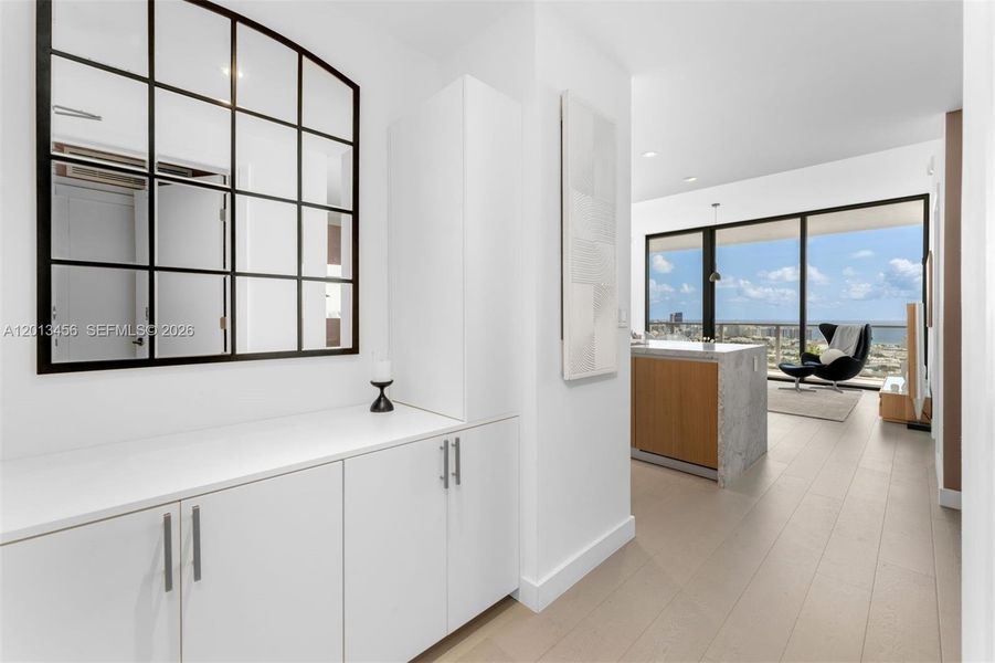 Furnished interior view inside a new home in , Miami Beach (Image 18).