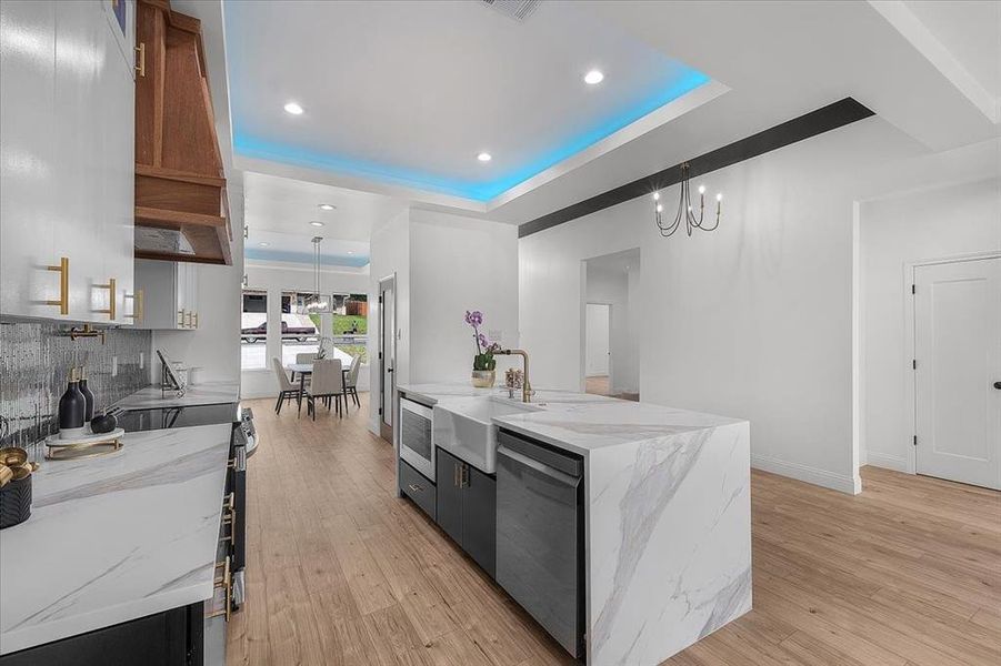 Furnished interior view inside a new home in , Fort Worth (Image 13).