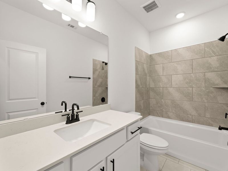 Furnished interior view inside a new home in Mercer Meadows, Royse City (Image 5).