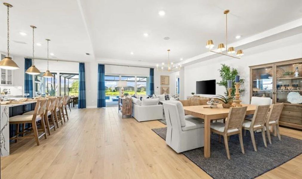 Furnished interior view inside a new home in Coasterra Community Group Page, Palmetto (Image 7).