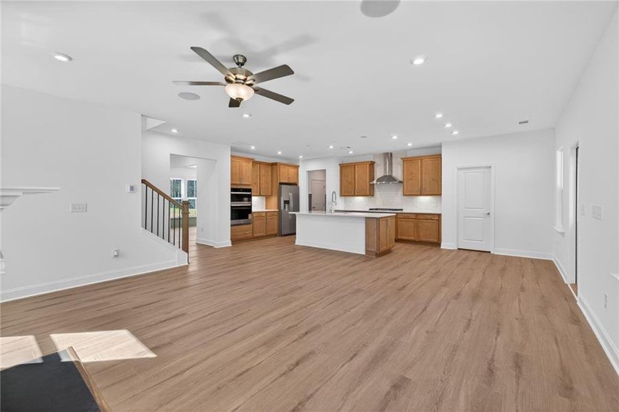 Spacious, unfurnished interior of a new home in Riversprings, Dacula (Image 35).