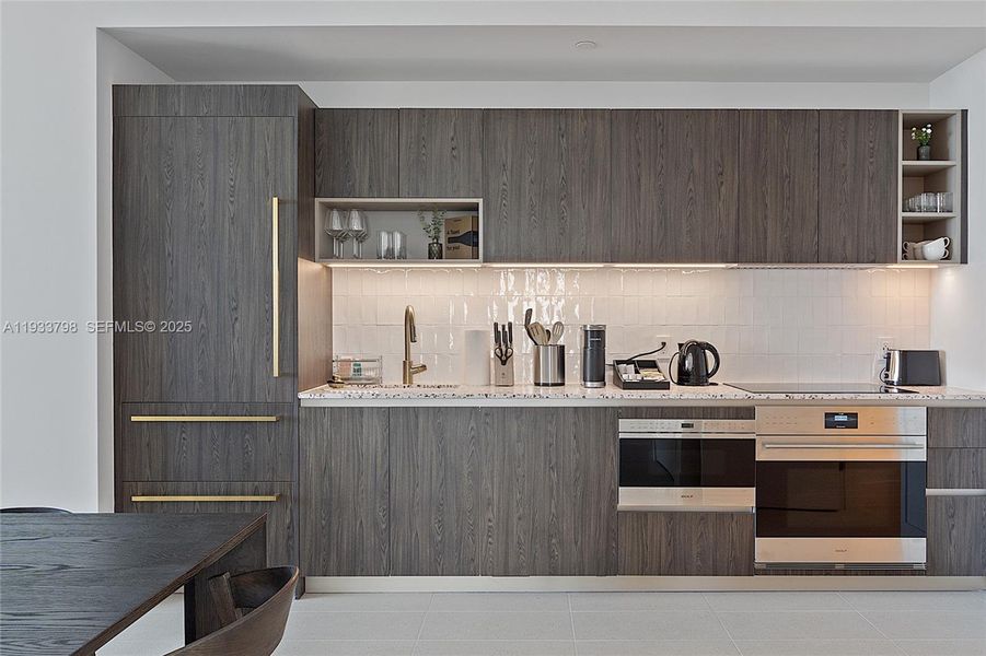 Furnished interior view inside a new home in , Miami (Image 14).