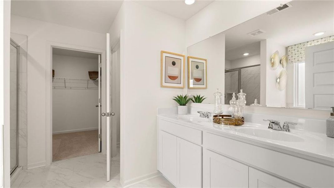 Furnished interior view inside a new home in Bridle Creek, Locust Grove (Image 12).