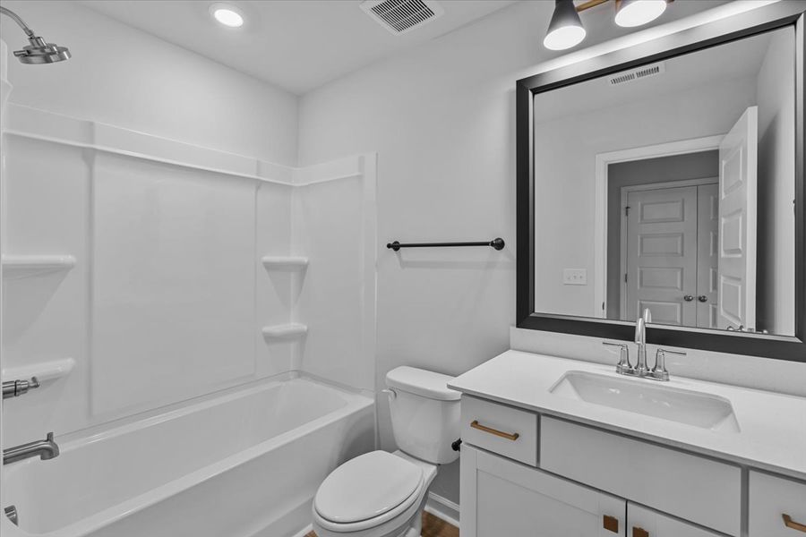 Furnished interior view inside a new home in Fieldstone, Lexington (Image 16). Furnished interior view inside a new home in Fieldstone, Lexington (Image 16).