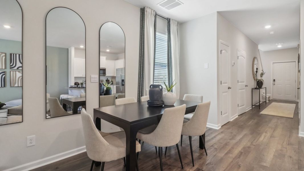 Furnished interior view inside a new home in Wellington Park, Lithonia (Image 16).