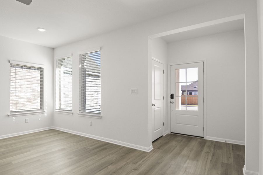 Spacious, unfurnished interior of a new home in Crosswinds, Kyle (Image 21). Spacious, unfurnished interior of a new home in Crosswinds, Kyle (Image 21).